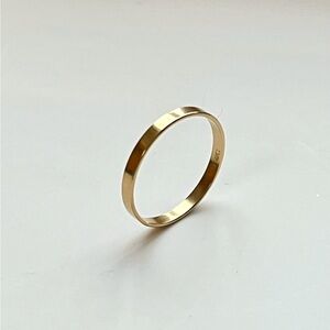 Elegant 14K Gold Filled Women's Classic Vintage Band Ring